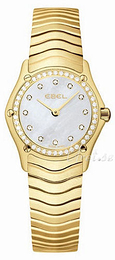 Ebel Classic Mini Biały/18 karatowe żółte złoto Ø23.5 mm 1215265