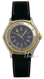 Ebel Discovery Czarny/Skóra Ø38 mm 1083913.52F35706