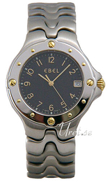 Ebel Sport Wave Czarny/Stal Ø35 mm 6187631.56P10