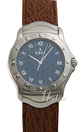 Ebel Sport Wave Niebieski/Skóra Ø35 mm 9187941.4236711