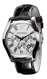 Emporio Armani Classic Czarny/Skóra Ø43 mm AR0669