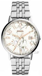Fossil Biały/Stal Ø40 mm ES3974
