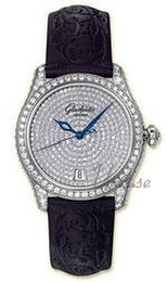 Glashütte Original Lady Zestaw diamentów/Satyna Ø36 mm 39-22-30-32-04