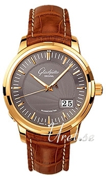 Glashütte Original Senator Szary/Skóra Ø39 mm 100-03-02-01-04