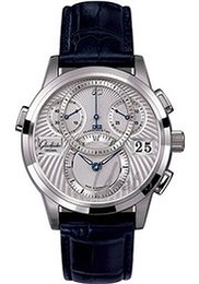 Glashütte Original Pano Srebrny/Skóra Ø39 mm 95-01-03-03-04