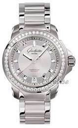 Glashütte Original Sport Evolution M Srebrny/Stal Ø37 mm 39-21-03-22-14