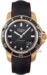 Glashütte Original Sport Evolution Panoramadatum Czarny/Tkanina Ø42 mm 39-42-43-61-03