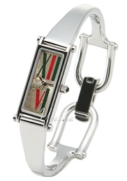 Gucci 1500 Srebrny/Stal 30x12 mm YA015548