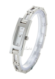 Gucci 3905 Biały/Stal 24x12 mm YA039507