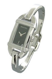 Gucci 6800 Czarny/Stal 32x16 mm YA068510