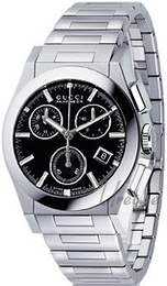 Gucci Pantheon Czarny/Stal Ø36 mm YA115406