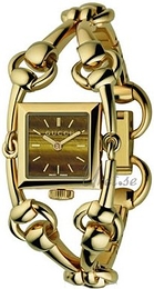 Gucci Signoria Brązowy/18 karatowe żółte złoto 20x20 mm YA116506