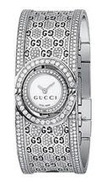 Gucci Twirl Biały/Zestaw diamentów Ø23 mm YA112509