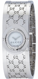 Gucci Twirl Biały/Stal Ø23 mm YA112511