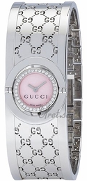 Gucci Twirl Różowy/Stal Ø23 mm YA112514
