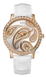 Guess Żółte złoto/Skóra Ø44 mm W10546L1