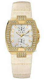 Guess Srebrny/Skóra Ø39 mm W14525L1