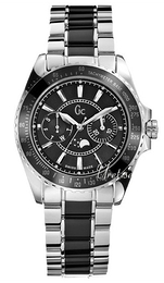 Guess Gc Exclusive Czarny/Stal Ø28 mm 41005M2