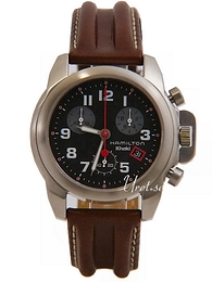 Hamilton Khaki Action Czarny/Skóra Ø40 mm H63412533