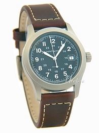 Hamilton Khaki Field Czarny/Skóra Ø38 mm H68481533