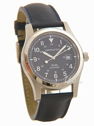 Hamilton Khaki Field Niebieski/Skóra Ø42 mm H70515643
