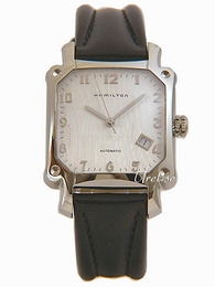 Hamilton Khaki Field Srebrny/Skóra 38x38 mm H19415753