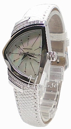 Hamilton Ventura Biały/Skóra 28x24 mm H24261952