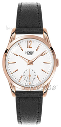 Henry London Knightsbridge Biały/Skóra Ø30 mm HL30-US-0024
