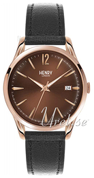 Henry London Richmond Brązowy/Skóra Ø39 mm HL39-S-0048