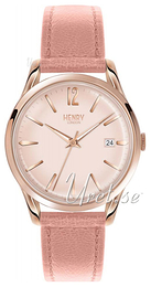 Henry London Westminster Różowe złoto/Skóra Ø38.5 mm HL39-S-0156