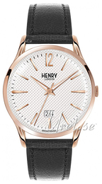 Henry London Westminster Biały/Skóra Ø41 mm HL41-JS-0038