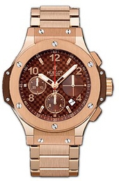 Hublot Big Bang 41 mm Brązowy/18 karatowe różowe złoto Ø41 mm 341.PC.3380.PC