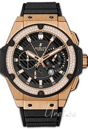 Hublot BB King Power Split-Second Power Reserve Czarny/Guma Ø48 mm 709.OX.1780.RX.1104