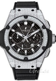 Hublot BB King Power Split-Second Power Reserve Czarny/Guma Ø48 mm 709.ZX.1770.RX.1704