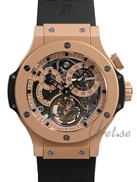 Hublot Big Bang 44mm Żółte złoto/Guma Ø44 mm 308.PI.500.RX