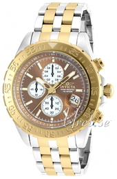 Invicta Aviator Brązowy/Stal w odcieniu złota Ø47 mm 21648