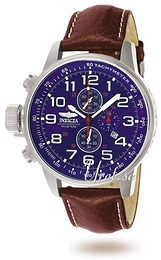 Invicta Force Niebieski/Skóra Ø46 mm 3328