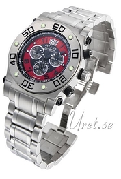 Invicta Reserve Czerwony/Stal Ø45 mm 4356