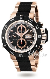 Invicta Subaqua Czarny/Stal w kolorze różowego złota Ø50 mm 4563