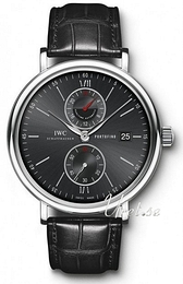 IWC Portofino Czarny/Skóra Ø45 mm IW361002