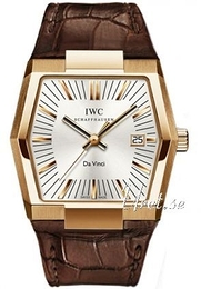 IWC Vintage Collection Da Vinci Automatic Srebrny/Skóra 44x41 mm IW546103
