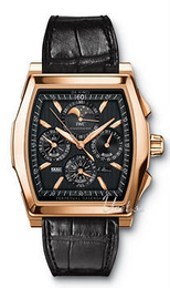 IWC Da Vinci Kurt Klaus Czarny/Skóra 43.1x51 mm IW376206