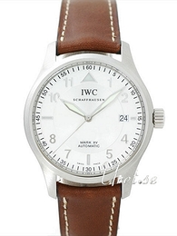 IWC Pilots Spitfire Srebrny/Skóra Ø38 mm IW325313