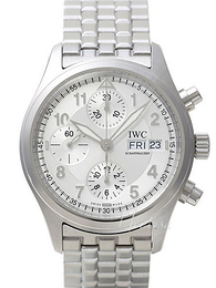 IWC Pilots Spitfire Srebrny/Stal Ø39 mm IW370628