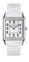 Jaeger LeCoultre Reverso Squadra Classic Srebrny/Guma 45.5x31.2 mm 7068721