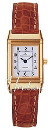 Jaeger LeCoultre Reverso Classique Lady Srebrny/Skóra 33x20 mm 2601410