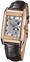 Jaeger LeCoultre Reverso Complictaion Grande Sun Moon Srebrny/Skóra 46x29 mm 3042420