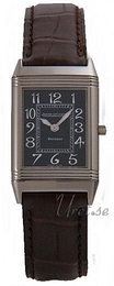 Jaeger LeCoultre Reverso Classique Czarny/Skóra 39x23 mm 2503470