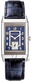 Jaeger LeCoultre Reverso Classique Niebieski/Skóra 39x23 mm 2508481