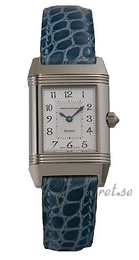 Jaeger LeCoultre Reverso Duetto Biały/Skóra 33x21 mm 2663403